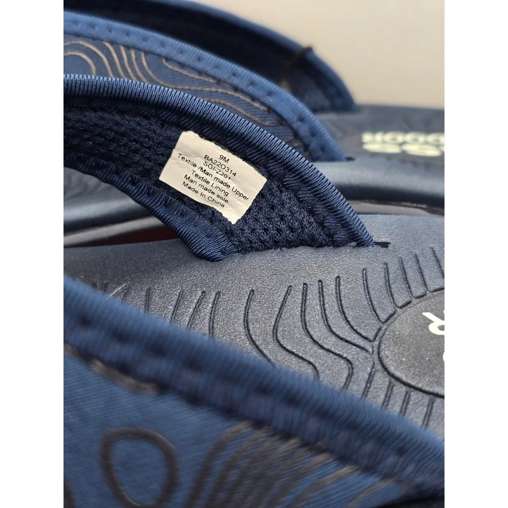 NEW BASS OUTDOOR TOPO THONG Sandal‎ — US SIZE 9 - Ensign Blue - NIB